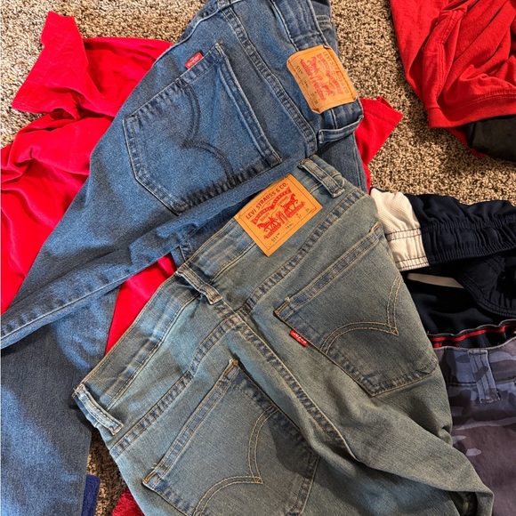 EUC BOYS XL 14/16 LOT SHORTS JEANS LEVIS SHIRTS HOODIE NIKE - Picture 7 of 15